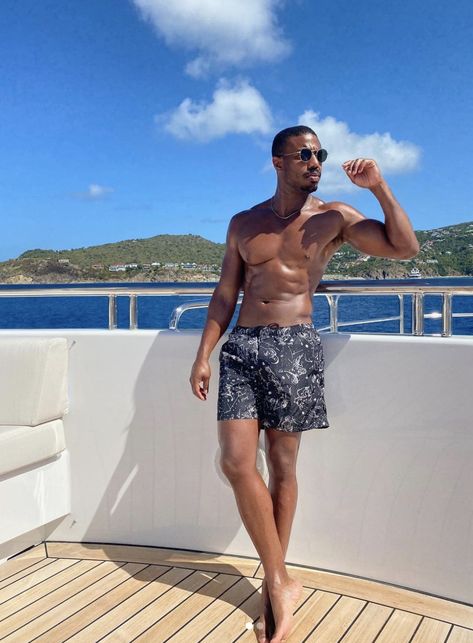 Michael B Jordan Shirtless, Michael Bakari Jordan, Esquire Uk, St Barths, Lori Harvey, Hottest Male Celebrities, Michael B Jordan, Shirtless Men, Newest Jordans