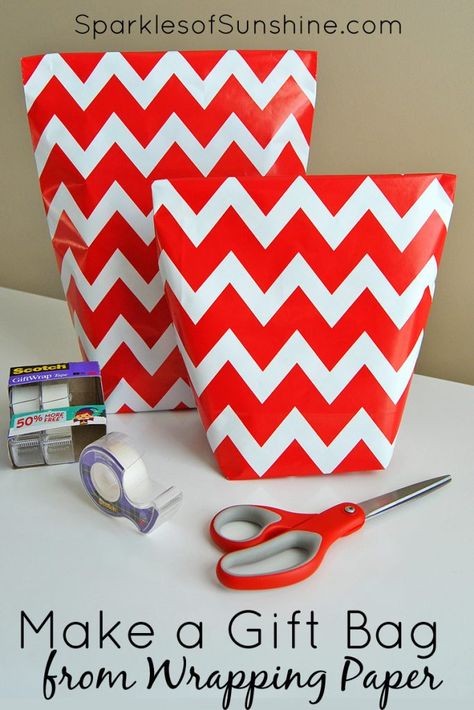 How to Make a Gift Bag from Wrapping Paper in 5 Simple Steps Bag From Wrapping Paper, Diy Gift Bags From Wrapping Paper, Diy Gift Bags Paper, Homemade Gift Bags, Paper Bag Wrapping, How To Make A Gift Bag, Gift Bag Templates, Diy Wrapping Paper, How To Make A Paper Bag