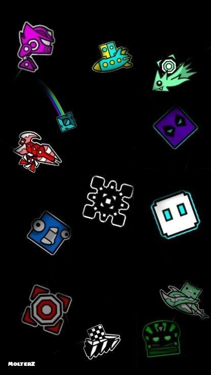 Geometri Dash, Geometry Dash Wallpaper, Cute Aesthetic Keyboard Wallpaper, Geometry Dash, Galaxy Pictures, Sonic Fan Art, Room Posters, Live Wallpapers, Cool Wallpaper