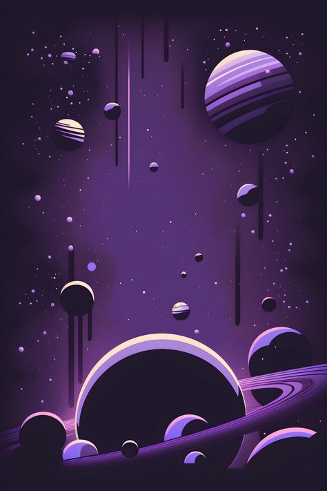 Background Space Aesthetic, Vector Space Illustrations, Cool Planet Drawings, Abstract Planet Art, Galaxy Vector Art, Space Art Cartoon, Geometric Space Art, Planets Graphic Design, Galaxy Vector Illustration