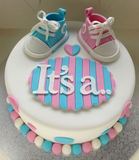 baby shower cakes Unisex Baby Shower Cakes, Baby Shower Unisex, Baby Reveal Cakes, Idee Babyshower, Baby Reveal Party, Unisex Baby Shower, Order Cake, Baby Gender Reveal Party, Gender Reveal Cake