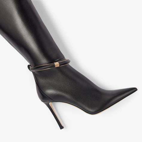 Elegant Black Luxury Knee-high Boots, Luxury Heels Jimmy Choo, Luxury Designer Black Knee-high Boots, Jimmy Choo Blake Boots, Black Jimmy Choo, Jimmy Choo Boots, Ladies Boots, Leather Knee Boots, Autumn 2022