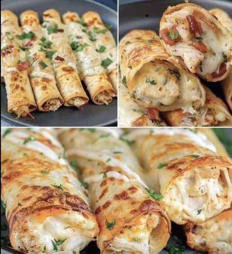 Chicken Bacon Ranch Roll Ups Gourmet Chicken, Chicken Roll Ups, Chicken Rolls, Baked Ham, Chicken Bacon Ranch, Bacon Ranch, Keto Chicken, Roll Ups, Chicken Bacon