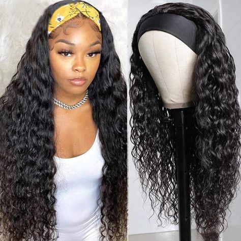 Diy Hair Wig, Accessories Inspiration, Headband Wig, Curly Human Hair Wig, Color Your Hair, Half Wigs, Headband Wigs, Brazilian Virgin Hair, Brazilian Human Hair