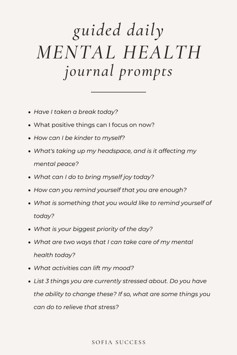 19 powerful mental health questions to ask yourself Health Journal Prompts, Mental Health Questions, Bullet Journal Mental Health, Bullet Journal Prompts, Morning Journal Prompts, Better Mental Health, Daily Journal Prompts, Mental Health Facts, Health Questions