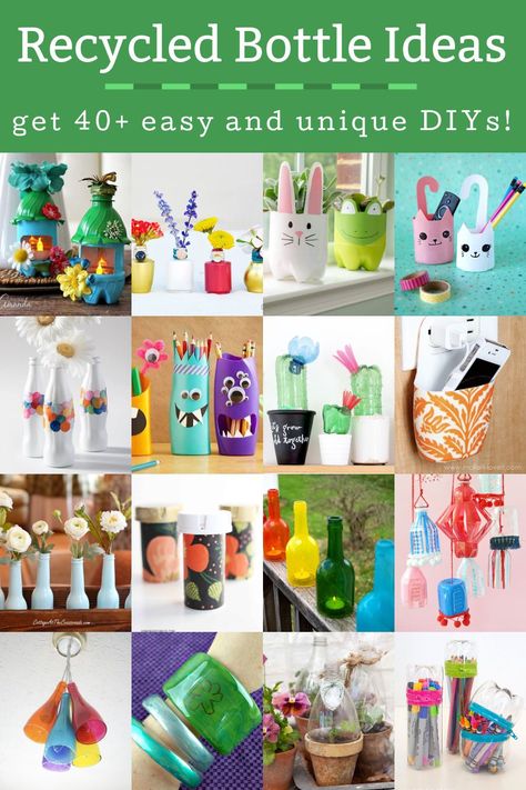 Plastic Bottle Upcycle Ideas, Upcycle Plastic Water Bottles, Water Bottle Crafts For Adults, Recycled Projects For School Useful, Kids Recycle Project, Diy Plastic Bottles Ideas Recycling, Water Bottle Upcycle Ideas, Junk Art Ideas Recycling Plastic Bottles, Art From Plastic Bottles Craft Ideas