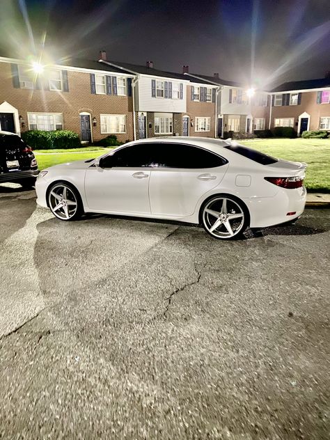 2013 lexus es 350 on 22 inch rims Lexus Es350 Custom, White Lexus, 22 Inch Rims, Lexus Ls 460, 20 Inch Rims, Lexus Car, Car Rims, Dream Cars Bmw, Large Suv