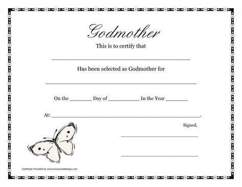 Free Printable Certificate Of Achievement Template Awesome Free Printable Godparent Certificates Printable Godmother Godparent Request, Certificate Of Participation Template, Spa Gift Certificate, Birthday Certificate, Catholic Baptism, Free Gift Certificate Template, Godchild Gift, Certificate Of Achievement Template, Daycare Forms