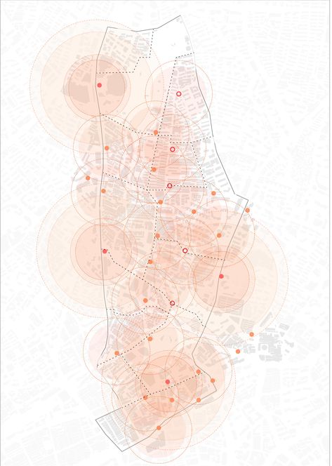 Accessibility Map Architecture, Urban Design Analysis Diagram, Density Mapping Architecture, Urban Mapping Diagram, Urban Mapping Architecture, Qgis Map Design, Site Map Architecture, Urban Site Analysis, Qgis Maps