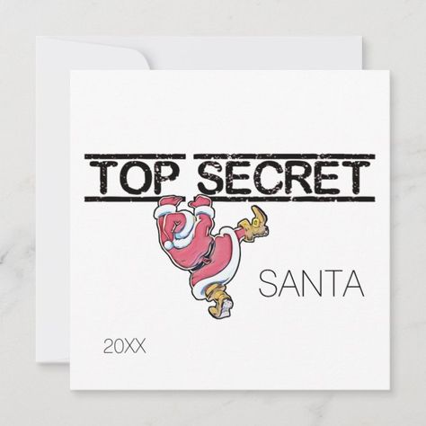 Secret Santa information employee invitation - tap/click to personalize and buy #employee #christmas #party #secret #santa Employee Christmas Party, Secret Santa Invitation, Santa Notes, Corporate Christmas Party, Corporate Christmas Parties, Secret Santa Gift Exchange, Company Christmas Party, Santa Card, Christmas Party Gift