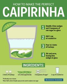 Definitely making this cocktail for world cup games- Caipirinha cocktail graphic Caipirinha Recipe, Brazilian Drink, Caipirinha Cocktail, Party Drinks Alcohol, Brazilian Food, Alcohol Drink Recipes, Drinks Alcohol Recipes, Adult Drinks, Party Drinks