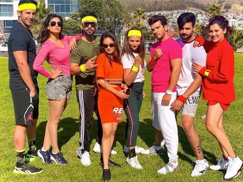 Aarti Chhabria, Khatron Ke Khiladi, Arjun Bijlani, Rohit Shetty, Arjun Kapoor, American Series, Reality Television, Popular Shows, Cape Town South Africa