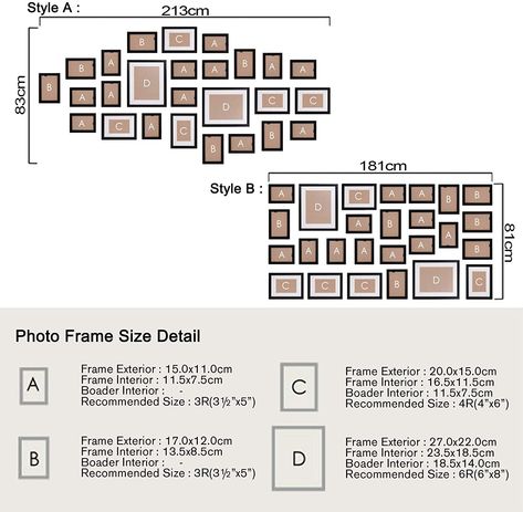 Photo Wall Set Up, Large Photo Collage Wall, Large Wall Gallery, Picture Wall Layout, Photo Wall Layout, Picture Frame Arrangements, Wall Collage Picture Frames, Family Photos Wall Decor, Photo Frames Wall