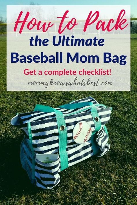 Kids Baseball Practice Outfits, Baseball Game Bag Essentials, Travel Baseball Essentials, T Ball Mom Outfit, Travel Softball Packing, Travel Softball Tips, Tball Goodies Bags, Baseball Game Essentials, Snacks For Baseball Tournaments