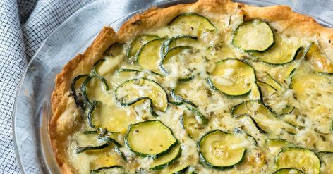 Easy Zucchini Tart – 12 Tomatoes Twelve Tomatoes, Zucchini Tart, Comfort Recipes, Zucchini Pie, Special Meals, Easy Pie Crust, Zucchini Casserole, Sauteed Zucchini, Zucchini Chips