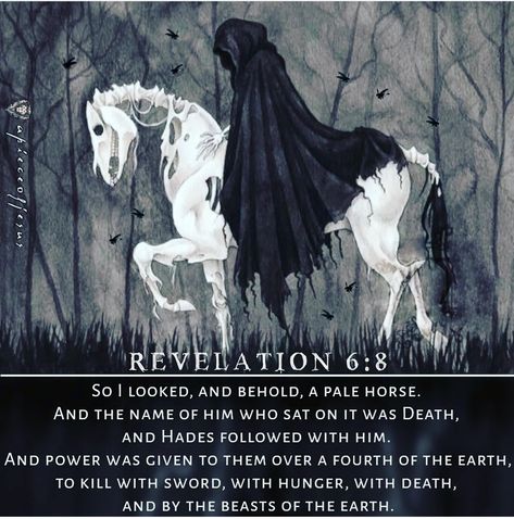 Revelations Tattoo, Revelations Tattoo Ideas, Revelation Tattoo Ideas, Behold A Pale Horse Tattoo, 4 Horsemen Of The Apocalypse Tattoo Sleeve, The Beast Revelation, Four Horsemen Of The Apocalypse Tattoo Sleeve, Pestilence Horseman, Lost Horse Tattoo