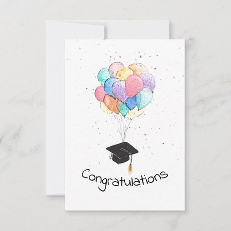 The Gift of Quality Time: Printable Father's Day Coupons Dad Can Redeem Graduation Card Drawing, Handmade Congratulations Card Ideas, Watercolor Graduation Card Ideas, Graduation Card Ideas Homemade, Congratulations Drawing, Diy Congratulations Card, Watercolor Graduation Cards, Congratulations Card Ideas, Grad Card Ideas