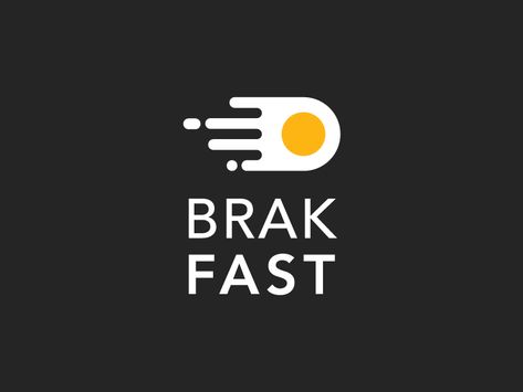 Brakfast by Sapna Patel #Design Popular #Dribbble #shots Breakfast Logo, Teh Tarik, Baby Logo Design, Food Logo Design Inspiration, Speed Force, Lab Logo, Food Logo Design, Logo Idea, Leaf Logo