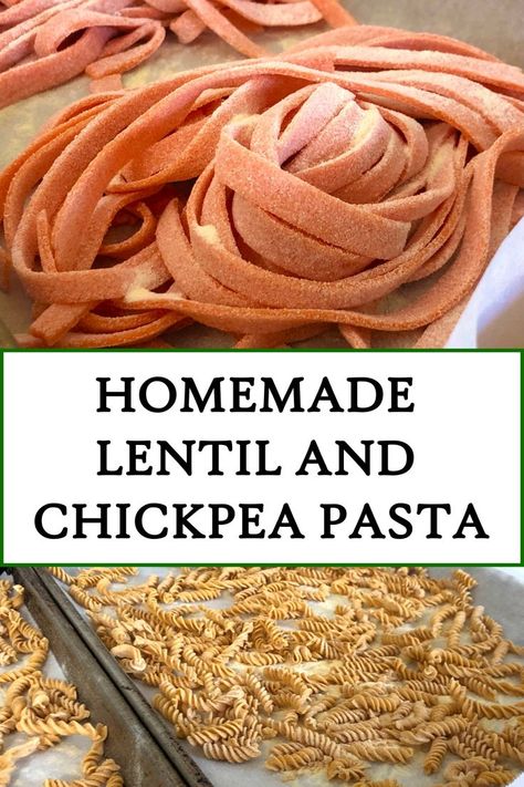 gluten free pasta Vegan Pasta Dough, Wheat Free Pasta, Gluten Free Pasta Dough, Lentil Pasta Recipe, Homemade Gluten Free Pasta, Lentil And Chickpea, Protein Pasta Recipes, No Processed Food, Pasta Dough Recipe