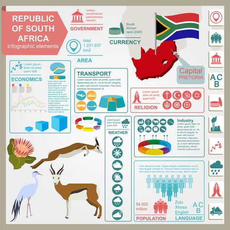 Statistical Infographic, South Africa Facts, Heritage Day South Africa, Africa Facts, Guest Basket, Africa Day, Heritage Day, Country Studies, Country Facts