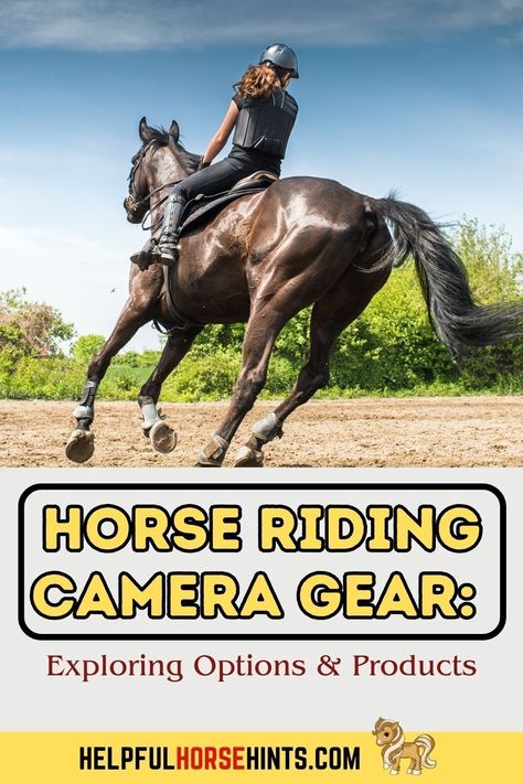 Times have changed and technology has advanced so filming your ride is easier than ever before! It is important to figure out which camera set-up is most comfortable for your riding style. Capturing your ride while you are riding your horse seems tricky, but it can be done with the right horse-riding camera gear. With a good set up, you can safely and seamlessly record all your rides, whether you are on the trail or in an arena.  #horse #horsecamera #moments #actioncamera #helpfulhorsehints Horse Riding Tips Western, Trick Riding Saddle, Western Horse Tack Trail Riding, Horse Riding Exercises Western, Helmet Camera, Horse Riding Helmets, Therapeutic Horseback Riding, Horse Riding Tips, Horse Ideas