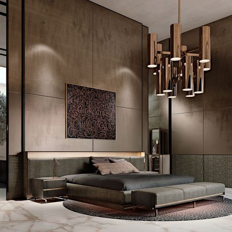 Bedroom – Clan Milano Bedroom Designs, Dark Brown Marble, Italian Bedroom Furniture, Italian Bedroom, Luxury Italian Furniture, Brown Marble, Luxury Bedroom Master, Contemporary Chic, Italian Furniture