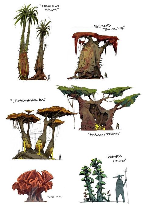 Borderlands 3 Art, Alien Plants, Props Concept, Borderlands 3, Animals Dogs, Alien Concept Art, Game Concept Art, Environment Design, Creature Concept