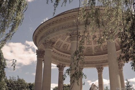 𝐒 𝐈 𝐋 𝐊 𝟗 𝟎 ���𝐒 on Instagram: “The Temple of Love in the English Garden of the Marie Antoinette’s Estate.” Aphrodite Temple, Advanced Higher Art, Royalty Aesthetic, High Art, Camp Half Blood, English Garden, The Temple, Marie Antoinette, Aphrodite