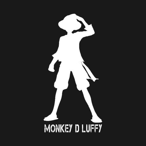 Monkey D Luffy - Popular - Kids Hoodie ... Anime Shillouette, One Piece Stencil, Luffy Symbol, Luffy Stencil, One Piece Vector Art, Luffy Silhouette, One Piece Silhouette, One Piece Anime Svg, Anime Silhouette