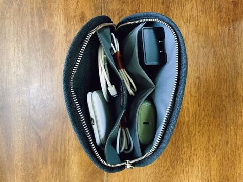 Create The Perfect Tech Travel Bag With Accessories For Every Device Tech Travel Organizer, Travel Cord Organizer, Charger Cord Organization, Travel Tech Organizer, Charger Organizer, Tech Kit, Tech Organization, Tech Pouch, Watch Charger