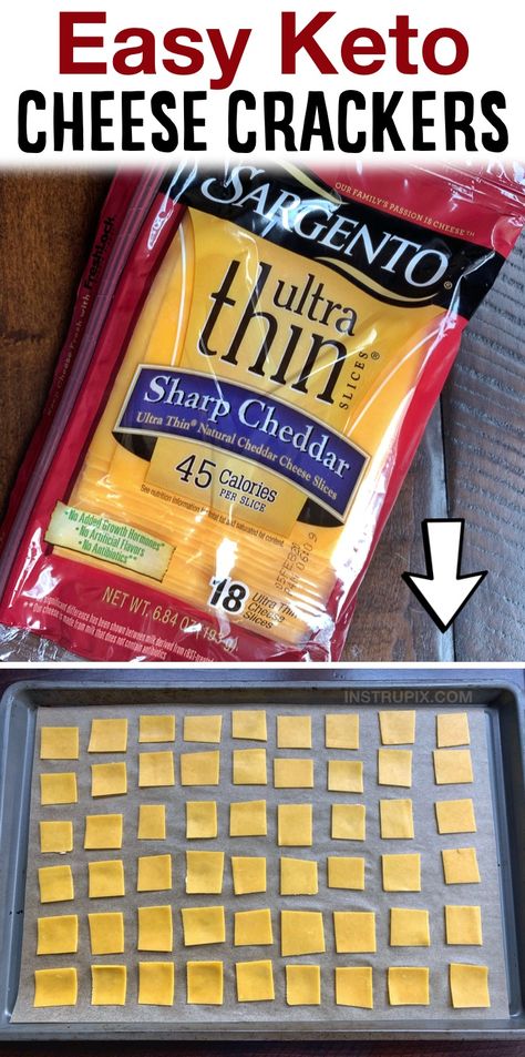 Super Quick & Easy Keto Snack Idea (Cheez-It Crackers) Low Carb Cheese Chips Keto, No Carb Crackers, Baked Cheese It Crackers, Homemade Low Carb Chips, Crackers Made From Cheese, Baked Cheese Its, How To Make Keto Chips, Keto Cheez Its Recipe, Homemade Cheese Its Keto