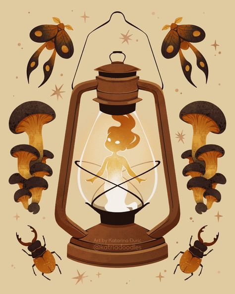 Katria 🕯 on Twitter: "spirit of the lantern… " Lantern Drawing, Lantern Art, Cottagecore Art, Cute Wall Decor, Props Art, The Lantern, Cool Wall Decor, Autumn Illustration, Over The Garden Wall