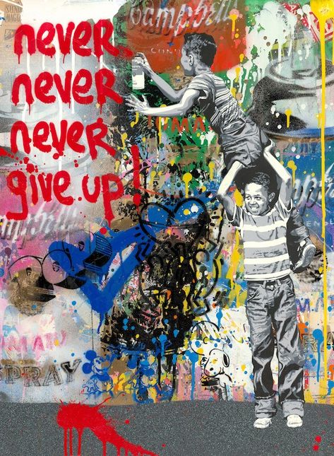 Bagni Design, Mr Brainwash Art, Street Art News, Mr Brainwash, Up Date, Pop Art Drawing, Office Artwork, Banksy Graffiti, Never Never