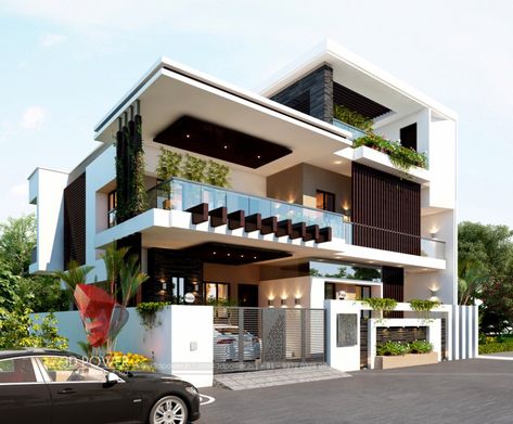 Home Designs Exterior, House Architecture Styles, Ultra Modern Homes, A Modern House, 2 Storey House Design, Small House Elevation Design, Modern House Facades, Architect Design House, Modern Exterior House Designs