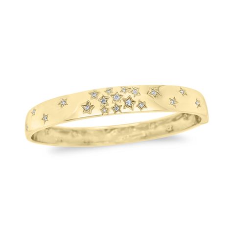 Diamond Star Bangle - Nuha Jewelers