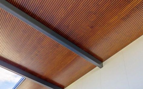 7 Benefits of Using Plywood for Your Ceiling - FA Mitchell Painted Plywood Ceiling, Cladded Ceiling, Plywood Ceiling Design, Ply Ceiling, Ceiling Alternatives, Alternatives To Drywall, Plywood Wall Paneling, Pine Ceiling, Wimbledon House