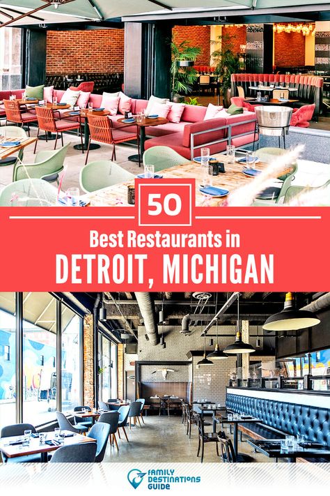 Best Restaurants In Detroit, Detroit Food, Detroit Restaurants, Michigan Food, Best Mexican Restaurants, Best Italian Restaurants, Mexican Restaurants, Italian Restaurants, Dinner Restaurants