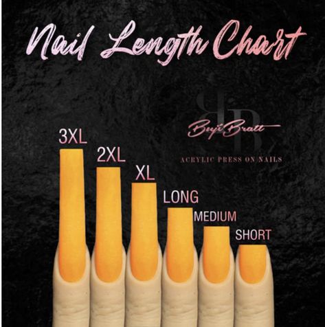 Nail Length Chart Square, Nails Length Chart, Nail Length Chart, Nail Lengths, Nails Length, Image Nails, Amazing Nails, White Nail, Random Image