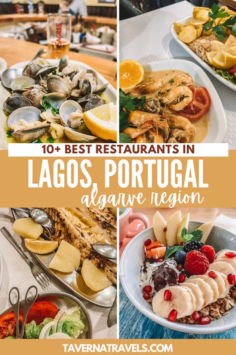 What To Eat In Portugal, Best Restaurants In Lagos Portugal, Algarve Portugal Food, Faro Portugal Food, Lagos Portugal Food, Carvoeiro Portugal Restaurants, Lagos Portugal Restaurant, Lagos Restaurants, Algarve Restaurants