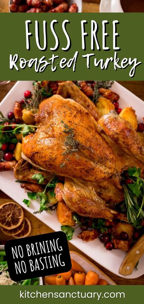 Small Turkey Recipe, Roast Turkey Recipes Thanksgiving, Oven Turkey Recipes, Best Roast Turkey Recipe, Easy Turkey Recipes Thanksgiving, Best Roasted Turkey, Easy Thanksgiving Turkey, Dinner Spread, Perfect Roast Turkey