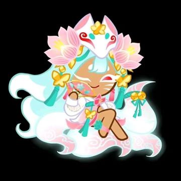 found this on google :) Spirit Blossom, Cookie Run, Fun Games, Group Chat, Blossom, Fox, On Twitter, Twitter, Hair