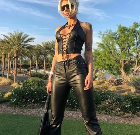 2d1b2a5ff364606ff041650887723470desc53182559ri Black Leather Crop Top, Leather Bralette, Backless Tank Top, Leather Crop Top, Leather Bustier, Black Cropped Tank, Black Crop Top Tank, Womens Halter Tops, Backless Crop Top