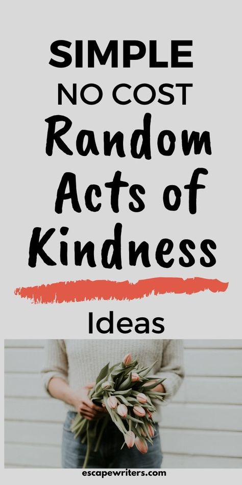 Simple and Free Random acts of kindness ideas. Spread kindness by doing these things and create a more positive world. Examples for random acts of kindness for strangers, community, and kids.#kindnessideas  #bepositive #mindfullness #personalgrowth #escapewriters Random Acts Of Kindness Ideas, Acts Of Kindness Ideas, Kindness For Kids, Kindness Ideas, Kindness Projects, Kindness Gifts, Kindness Challenge, Kindness Day, Blessing Bags