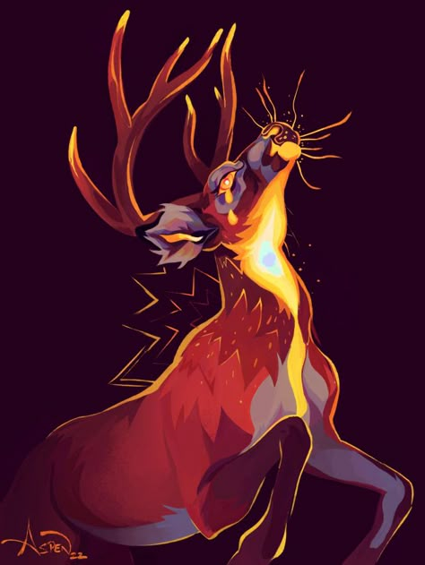 Hybrid Art, Deer Art, Fantasy Creatures Art, Creatures Art, Big Art, A Deer, 2d Art, Random Art, Pics Art