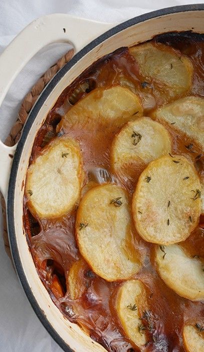 Vegan Hotpot | The Vegan Society Vegan Hotpot, Hotpot Recipe, Potatoes And Carrots, Sprinkle Salt, Green Lentils, Plant Based Protein, Winter Warmers, Low Sodium, Hearty Meals