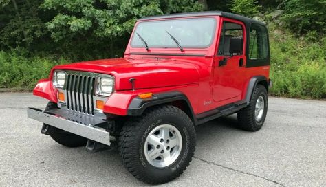 This 1994 Jeep Wrangler has under 40,000 original miles and is equipped with the venerable 4.0L inline-six. 1994 Jeep Wrangler Yj, 1994 Jeep Wrangler, Yj Wrangler, Jeep Wrangler Accessories, Wrangler Accessories, Old Jeep, Jeep Cj5, Jeep Wrangler Yj, Spare Tire Covers