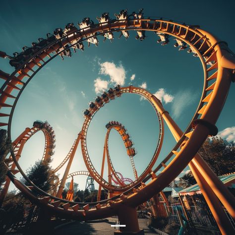 🎢✨ What if a roller-coaster was more than just a ride? Experience the excitement and thrills with these dynamic adventures. 🚗🎢 🔹 Leave a comment and share your favorite ride! Follow for more thrilling adventures. #RollerCoaster #Adventure #HighSpeedThrills #Twisting #AdrenalineFun #ThemeParkRides #ExcitingJourneys #aiArt #ThrillSeekers #RollerCoasterRide #DynamicAdventures #InnovativeArt #aiart #DigitalArt Roller Coaster Aesthetic, Vintage Roller Coaster, Rollercoaster Aesthetic, Cluttered Mind, Planet Coaster, Amusement Rides, Fun House, Roller Coasters, Roller Coaster Ride