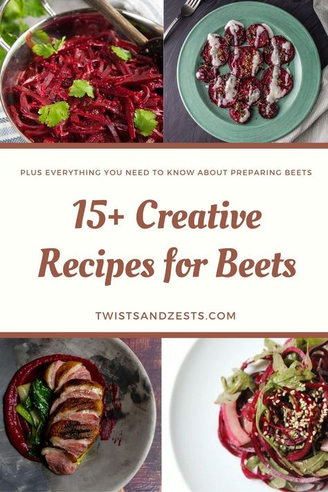 With so many possibilities of how to cook to with beets, it is easy to get overwhelmed. Instead, check out all these tasty beet recipes to make with your latest haul from the farmer's market. Christmas Beet Recipes, Mashed Beets Recipes, Recipes With Beats, Leftover Beets Recipe, How To Eat Beets, Boiled Beets Recipe, Recipes Using Beets, Beet Tops Recipes, Canning Beets Recipes