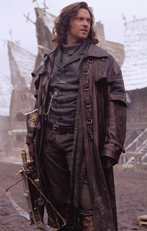 Hugh Jackman, Hunter Outfit, Van Helsing, Fair Outfits, Diy Kostüm, Toy Story 3, Mode Masculine, Leather Trench Coat, Fantasy Clothing