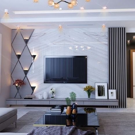 TV Room Ideas Cozy Tv Lounge Wall Designs, Tv Panel Design Bedrooms, Tv Unit Decor Modern Interior Design, Lcd Unit Design Modern, Lcd Panel Design Living Rooms, Tv Unit Living Room Modern, Tv Panel Ideas, Lcd Cabinet Design, Tv Panel Design Modern